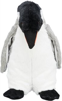 Trixie be eco pingu&Iuml;n erin pluche gerecycled zwart / wit / grijs