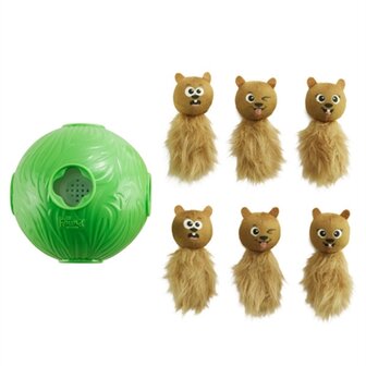 Nina ottosson dog snuffle n&#039; treat bal groen