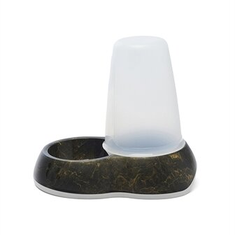 Savic drinkbak loop marble zwart / goud