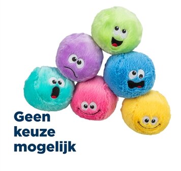 Trixie bal pluche gerecycled assorti