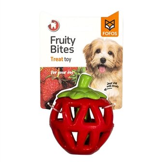 Fofos fruity-bites treat dispenser aardbei