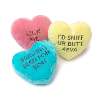 Fuzzyard candy hearts pluche assorti