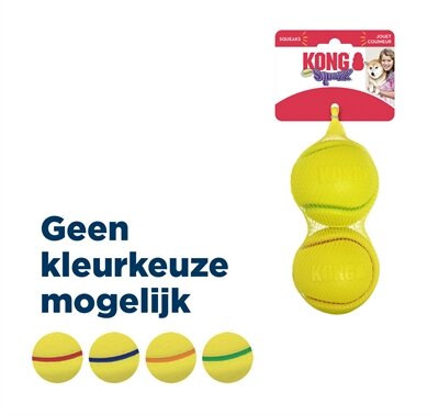 Kong squeezz tpr tennisbal geel assorti