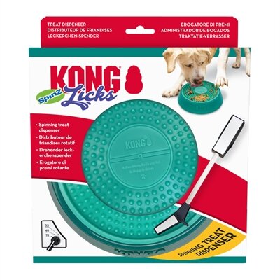 Kong licks spinz teal groenblauw