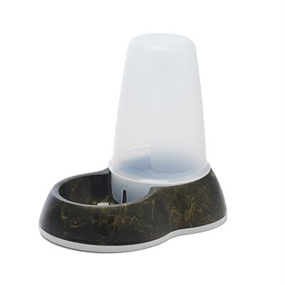 Savic drinkbak loop marble zwart / goud