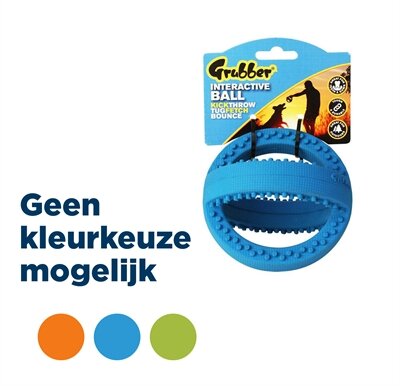 Happy pet grubber interactieve voetbal mini assorti